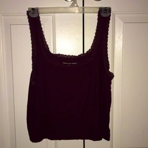 Maroon American Eagle Tank Top